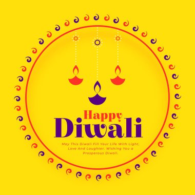 Mutlu bayramlar 2024 Sarı arka plan vektörünü selamlıyorum.