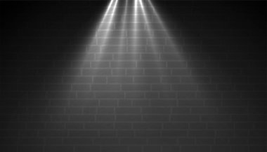 parlayan nokta ışık efekti vektörlü koyu duvar arkaplanı