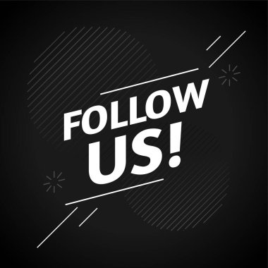 Bizi web kanalı vektörü gibi takip et ya da abone ol