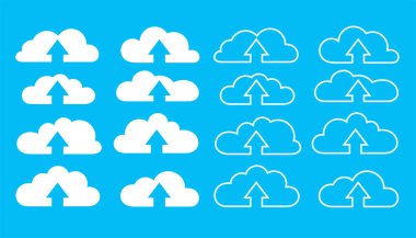 Küresel iletişim vektörü için bulut hesaplama web ağı arka planı