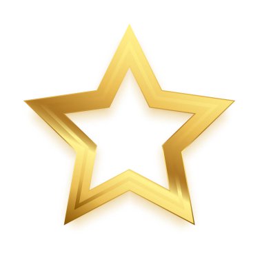 Başarı veya ödül gösterme vektörü için trend parlak altın yıldız arkaplanı