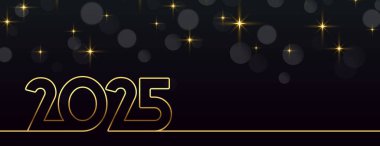 2025 Yeni Yıl Sanat Yönetmeninde Koyu Duvar Kağıdı