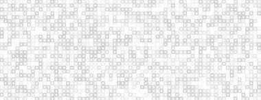 Geometrik piksel mozaik ızgara şablon sancak tasarım vektörü