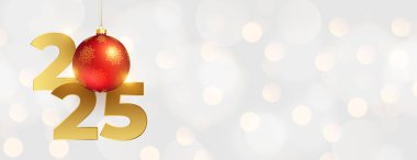 Metin uzayı vektörlü altın 2025 yeni yıl sancağıName