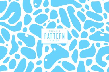 mavi organik şekilli mermer desen arkaplan vektörü