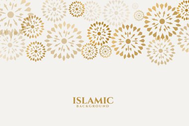 Müslüman dini selamlama arkaplanı kraliyet dokunmatik vektörü