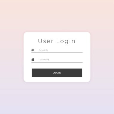 İnternet erişim vektörü için kullanıcı dostu üye giriş sayfası şablonu