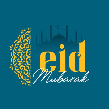 Kurban Mübarek olay davet arkaplan tasarım vektörü