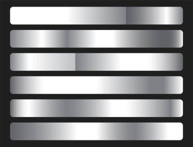 ui / / ux sunum vektörü için pürüzsüz gri gradyan palet koleksiyonu