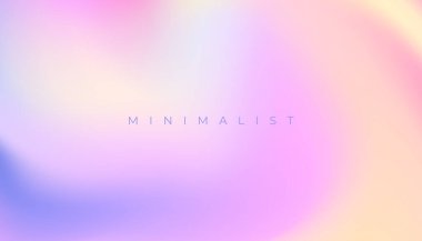 Basit ve bulanık gradyan duvar kağıdı tasarım vektörü.