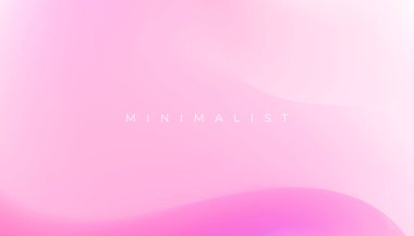 Bulanık efekt vektörlü minimal biçim pembe renkli duvar kağıdı