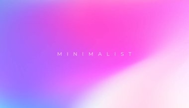 UI / UX sunum vektörü için soyut ve bulanık düzgün gradyan pankartıName