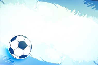 Metin alanı vektörlü dünya kupası ligi için stil futbol posteri