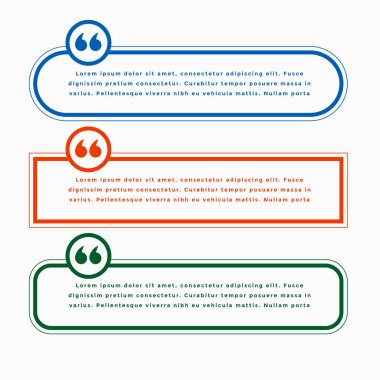 Koleksiyon vektöründe basit ve zarif virgül işareti şablonu