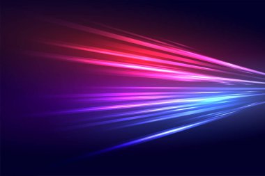 parlak ışık izlerini neon etkisi vektörü ile yakalayın  