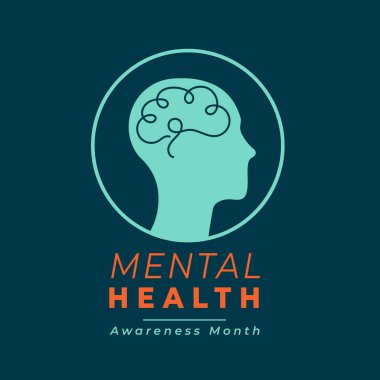 Tıbbi umut vektörü için zihinsel sağlık günü kavramı