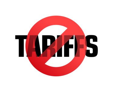 küresel ekonomi tarife yasağı çatışma arka plan vektörü