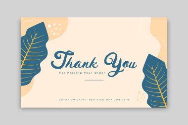 Yaprak dizayn vektörlü düzen şablonu için teşekkürler.