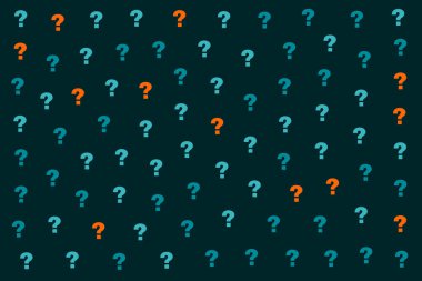 soru işareti desen arkaplan tasarım vektörü