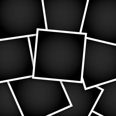 resim boş uzay vektörü ile kenar çerçeve kolajı arkaplanını göster