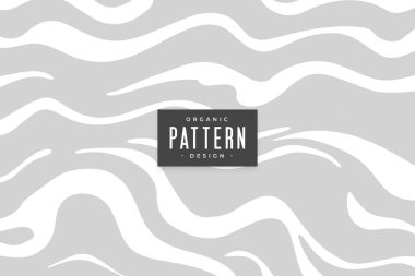 gri beyaz dalgalı organik desen arkaplan tasarım vektörü