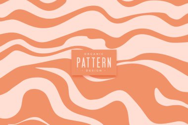 Zarif dalgalı organik arkaplan tasarım vektörü