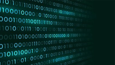 Digital binary code programming concept background design vector clipart svg vector 