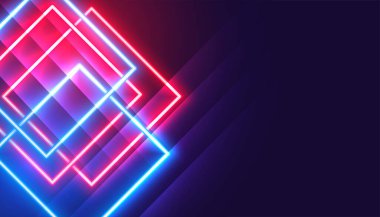 Gelecekçi kırmızı ve mavi öncü lazer duvar kağıdı tasarım vektörü