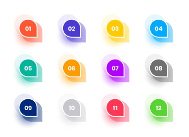 Paket vektöründeki üç boyutlu renkli madde sayısı