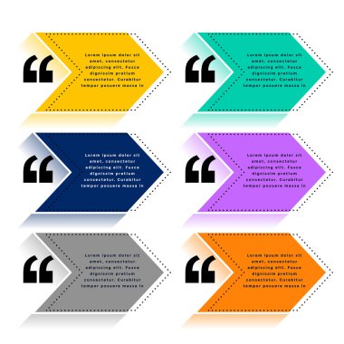 Altı vektörün toplanmasında stil simgesi şablonu