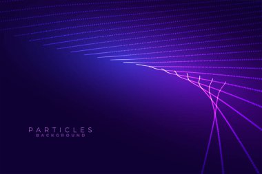 soyut ve parlak mor noktalar fütüristik duvar kağıdı bilim kurgu esinlenilmiş arka plan vektörü
