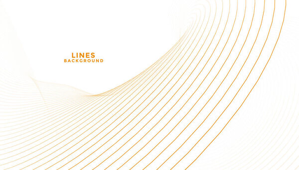 стильные волнистые линии на белом фоне вектор дизайна