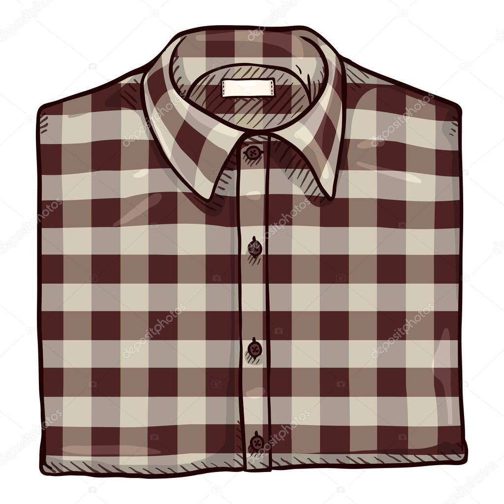 Camisa a cuadros dibujo hotsell