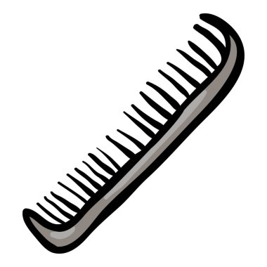 Tarak - Tek İzole Edilmiş Doodle Simgesi