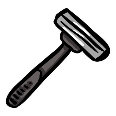 Tek kullanımlık Razor - Tek İzole Edilmiş Doodle Simgesi