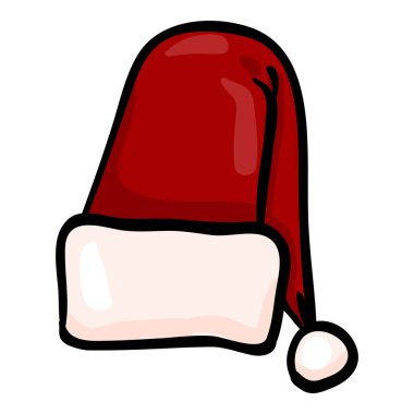 Santa Hat - El Çizimi Doodle Simgesi