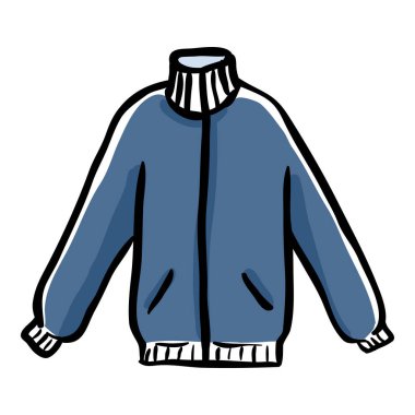 Spor Ceketi - El Çizimi Kılavuz Simgesi