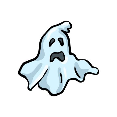 Hayalet - Tek Cadılar Bayramı Doodle Simgesi