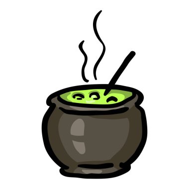 Sihirli İksir - Bekar Cadılar Bayramı Doodle Simgesi