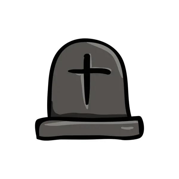 Tombstone Icône Caniche Halloween Unique Illustration De Stock