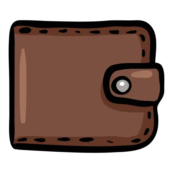 Handgezeichnetes Doodle Symbol Für Brieftasche Vektorgrafiken