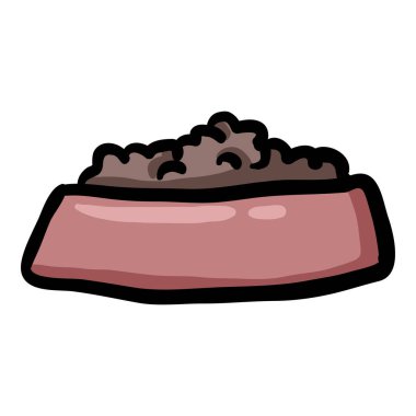 Köpek maması ile bovling - El Kaplama Kuklası Simgesi