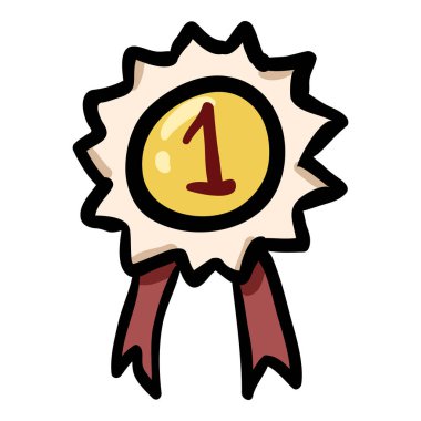 Kazanan El Madalyası Çizim Kılavuzu Simgesi