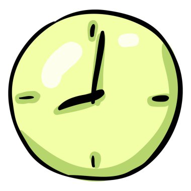 Saat Eli Çizilmiş Doodle Simgesi