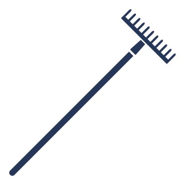 Tırmık Tek Vektörü Basit Çizim