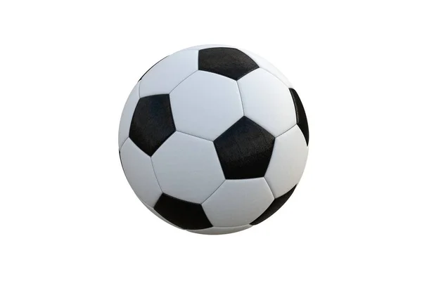 孤立した背景にサッカーボールのオブジェクト 3Dレンダリング — ストック写真