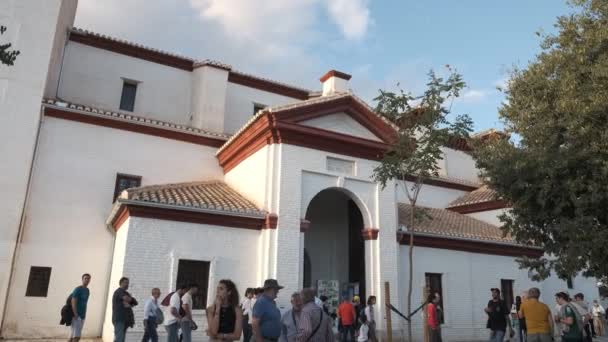 Iglesia San Nicolás Granada España — Vídeo de stock