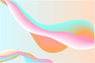 Vektör sıvı şekilleri ve holografik gradyanlar, modern tasarım kavramları için mükemmel. Bu soyut arkaplan posterler, duvar kağıtları ve yaratıcı projeler için idealdir..