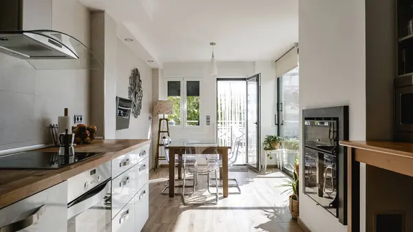 Cozy kitchen at modern home