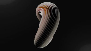 dinamik dalgalar ve renkli gelecek elementler. Modern teknoloji tasarımları ve yaratıcı kavramlar için mükemmel. 3d canlandırma
